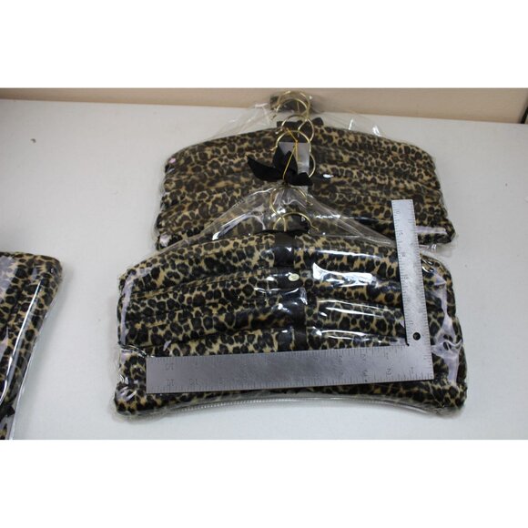 10 Leopard Print Padded Hangers Sealed Animal 92344 - Picture 4 of 4